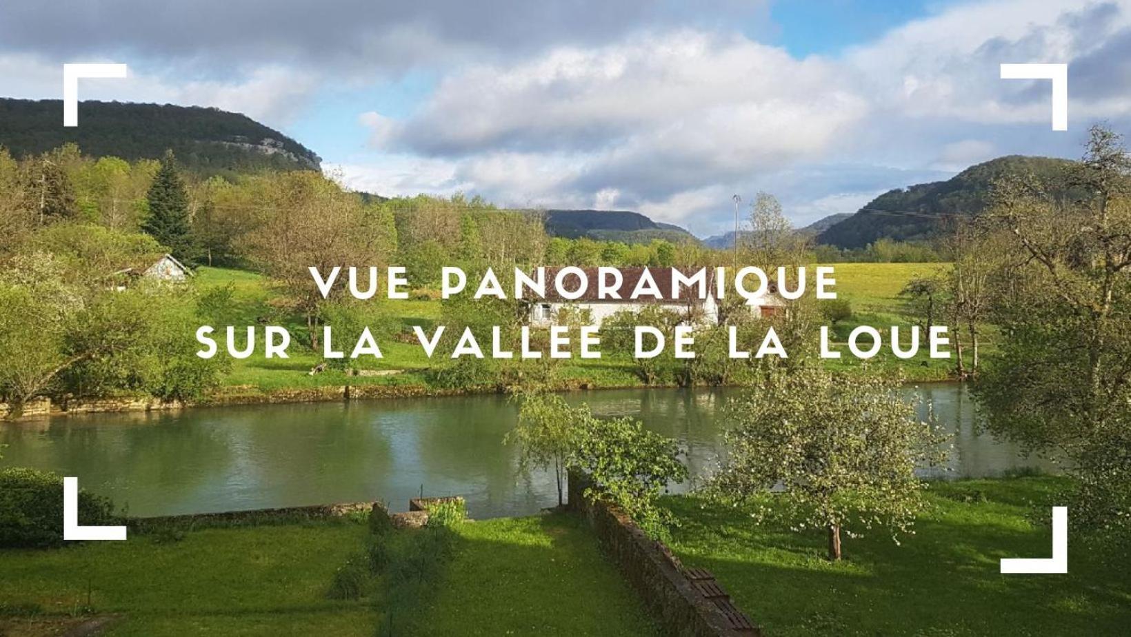 Maison De Vacances - Vue Panoramique Riviere Ornans Eksteriør billede
